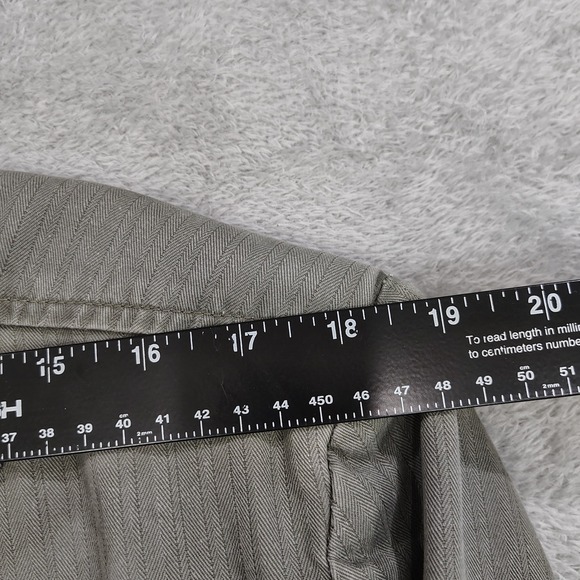 Vtg Mens Caffeine‎ Rave Blazer Jacket Y2K Sz L Military Punk Goth Herringbone - Picture 5 of 13